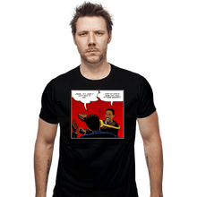 Load image into Gallery viewer, Daily_Deal_Shirts Fitted Shirts, Mens / Small / Black Paper Beats Rock