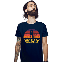Load image into Gallery viewer, Daily_Deal_Shirts Fitted Shirts, Mens / Small / Navy Twoo Wuv