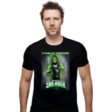 Load image into Gallery viewer, Daily_Deal_Shirts Fitted Shirts, Mens / Small / Black Camille Hulk