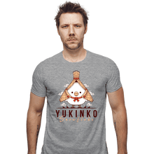 Load image into Gallery viewer, Shirts Fitted Shirts, Mens / Small / Sports Grey Yukinko Snowflake