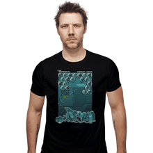 Load image into Gallery viewer, Shirts Fitted Shirts, Mens / Small / Black Alien Bobble