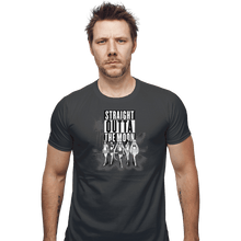 Load image into Gallery viewer, Shirts Fitted Shirts, Mens / Small / Charcoal Straight Outta The Moon