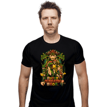 Load image into Gallery viewer, Daily_Deal_Shirts Fitted Shirts, Mens / Small / Black Super Dungeon Bros