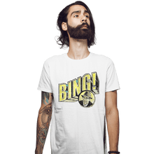 Load image into Gallery viewer, Shirts Fitted Shirts, Mens / Small / White Bing