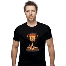 Load image into Gallery viewer, Shirts Fitted Shirts, Mens / Small / Black The 4th Book Of Magic