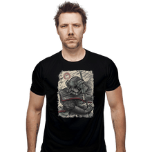 Load image into Gallery viewer, Shirts Fitted Shirts, Mens / Small / Black The Samurai Captain