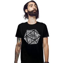 Load image into Gallery viewer, Shirts Fitted Shirts, Mens / Small / Black Mosaic D20