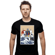 Load image into Gallery viewer, Secret_Shirts Fitted Shirts, Mens / Small / Black Kanagawa Gundam
