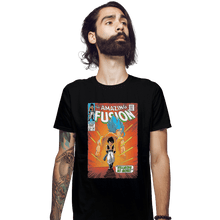 Load image into Gallery viewer, Shirts Fitted Shirts, Mens / Small / Black The Amazing Fusion