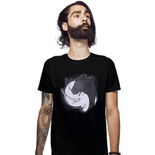 Load image into Gallery viewer, Shirts Fitted Shirts, Mens / Small / Black Dragon Tao