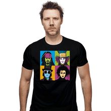 Load image into Gallery viewer, Daily_Deal_Shirts Fitted Shirts, Mens / Small / Black Pop Depps