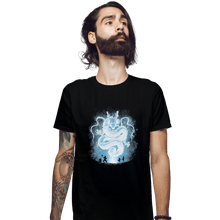 Load image into Gallery viewer, Shirts Fitted Shirts, Mens / Small / Black The Legend Of Dragon