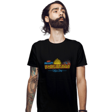 Load image into Gallery viewer, Daily_Deal_Shirts Fitted Shirts, Mens / Small / Black Bowlarama