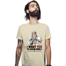 Load image into Gallery viewer, Shirts Fitted Shirts, Mens / Small / Sand Choose Wisely