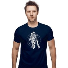 Load image into Gallery viewer, Shirts Fitted Shirts, Mens / Small / Navy Grimoire