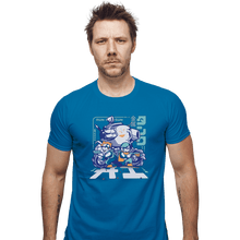 Load image into Gallery viewer, Shirts Fitted Shirts, Mens / Small / Sapphire Run And Gun