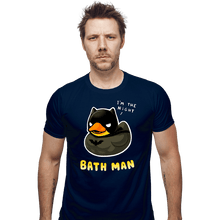 Load image into Gallery viewer, Secret_Shirts Fitted Shirts, Mens / Small / Navy The Bath Man