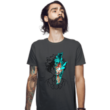 Load image into Gallery viewer, Daily_Deal_Shirts Fitted Shirts, Mens / Small / Charcoal Power 100 Full Cowl