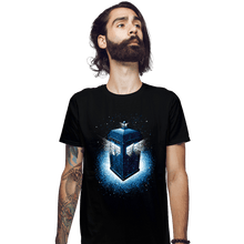 Load image into Gallery viewer, Daily_Deal_Shirts Fitted Shirts, Mens / Small / Black Time And Relative Dimension In Space