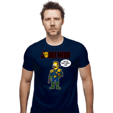 Load image into Gallery viewer, Secret_Shirts Fitted Shirts, Mens / Small / Navy Judge Nedd