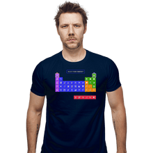 Load image into Gallery viewer, Secret_Shirts Fitted Shirts, Mens / Small / Navy Periodic Table of Powerups