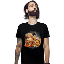 Load image into Gallery viewer, Secret_Shirts Fitted Shirts, Mens / Small / Black Punch Of The Titan