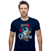 Load image into Gallery viewer, Daily_Deal_Shirts Fitted Shirts, Mens / Small / Navy Ohana Tour