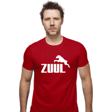 Load image into Gallery viewer, Shirts Fitted Shirts, Mens / Small / Red Zuul Athletics