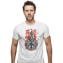 Load image into Gallery viewer, Shirts Fitted Shirts, Mens / Small / White Half-Shell Ninjas
