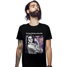Load image into Gallery viewer, Shirts Fitted Shirts, Mens / Small / Black No Power Over Me