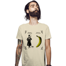 Load image into Gallery viewer, Secret_Shirts Fitted Shirts, Mens / Small / Sand I Am A BANANA