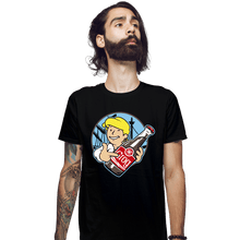 Load image into Gallery viewer, Shirts Fitted Shirts, Mens / Small / Black Grog Cola