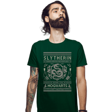 Load image into Gallery viewer, Shirts Fitted Shirts, Mens / Small / Irish Green Slytherin Sweater
