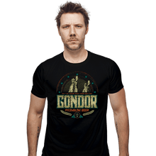 Load image into Gallery viewer, Daily_Deal_Shirts Fitted Shirts, Mens / Small / Black Gondor Beer