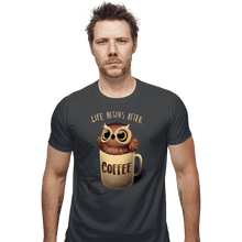 Load image into Gallery viewer, Shirts Fitted Shirts, Mens / Small / Charcoal Night Owl
