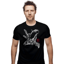 Load image into Gallery viewer, Daily_Deal_Shirts Fitted Shirts, Mens / Small / Black The Shadow of the Space Monster