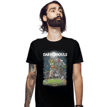 Load image into Gallery viewer, Shirts Fitted Shirts, Mens / Small / Black Dark Ghouls