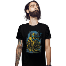 Load image into Gallery viewer, Shirts Fitted Shirts, Mens / Small / Black Leonardo