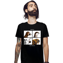 Load image into Gallery viewer, Daily_Deal_Shirts Fitted Shirts, Mens / Small / Black Batch 89 Days