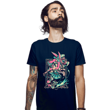 Load image into Gallery viewer, Daily_Deal_Shirts Fitted Shirts, Mens / Small / Navy The Star!