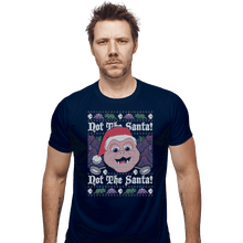 Load image into Gallery viewer, Shirts Fitted Shirts, Mens / Small / Navy Not The Santa!
