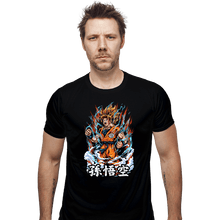 Load image into Gallery viewer, Daily_Deal_Shirts Fitted Shirts, Mens / Small / Black Rage Goku