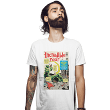 Load image into Gallery viewer, Shirts Fitted Shirts, Mens / Small / White The Incredible 4