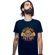 Load image into Gallery viewer, Shirts Fitted Shirts, Mens / Small / Navy Endeavor Gym