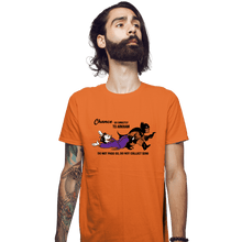Load image into Gallery viewer, Secret_Shirts Fitted Shirts, Mens / Small / Orange Go Directly To Arkham