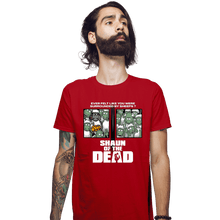 Load image into Gallery viewer, Shirts Fitted Shirts, Mens / Small / Red Sheep Of The Dead