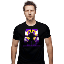 Load image into Gallery viewer, Shirts Fitted Shirts, Mens / Small / Black Luna Moon