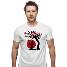 Load image into Gallery viewer, Shirts Fitted Shirts, Mens / Small / White Ninja Under The Sun