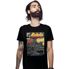 Load image into Gallery viewer, Shirts Fitted Shirts, Mens / Small / Black The Redhood