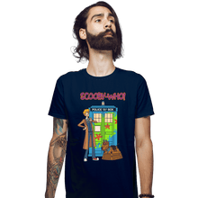 Load image into Gallery viewer, Secret_Shirts Fitted Shirts, Mens / Small / Navy Scoobywho